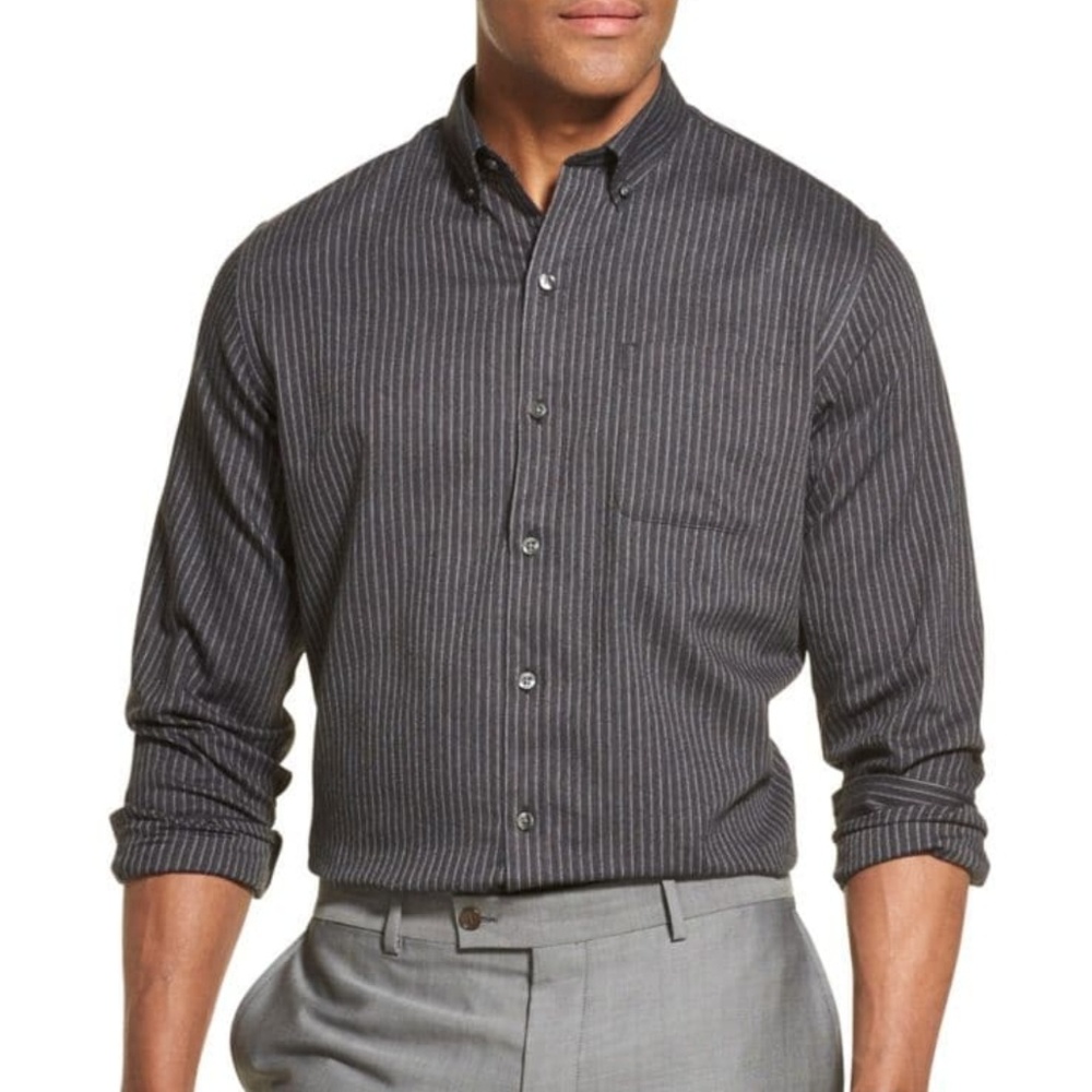 5/$100 Men's Van Heusen Striped Dress Shirt